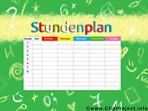 Schulstundenplan