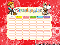 Stundenplaene zum Ausdrucken