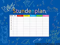 Stundenplanvorlage