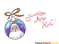 Clipart Szczęśliwego Nowego Roku