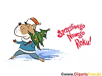 Ekartka Szczęśliwego Nowego Roku
