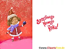Kartka składana Wesołych Świąt Szczęśliwego Nowego Roku