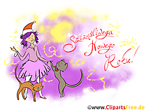 Kliparty Szczęśliwego Nowego Roku