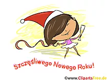Wesołych Świąt i szczęśliwego Nowego Roku Clipart