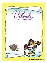 Urkundenvorlage