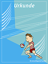 Volleyball Urkunden kostenlos ausdrucken