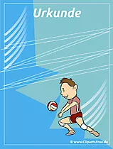 Volleyball Urkunden kostenlos ausdrucken