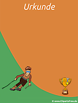 Wintersporturkunden Skiurkunden zum Ausdrucken