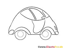 PKW Laubsägevorlage kostenlos zum Basteln