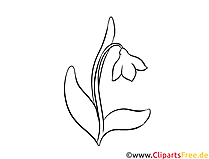 Kostenlose Bastelvorlage Frühling