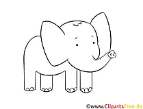 Elefant Laubsägevorlage - Vorlagen zum Aussägen von Holztieren