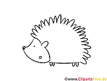 Igel Bastelvorlage Holz zum Ausdrucken