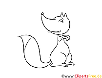 Vorlage Fuchs Figuren aus Holz sägen