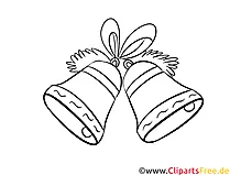 Weihnachten, Glocken Laubsägevorlagen kostenlos zum Basteln