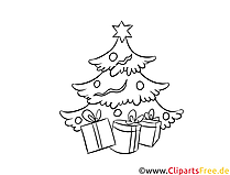 Weihnachten, Weihnchtbaum Dekupiersägenvorlage