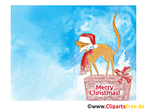 Weihnachtskarten Design zum Drucken