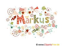Markus - Namensbilder, Name Cliparts
