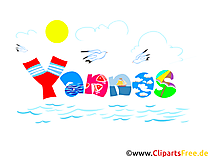 Yannos Jungenname Illustration, Bild, Clipart