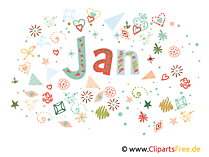 Jan Vorname männlich dekorative Buchstaben Design