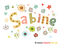 Sabine Name Illustration, Bild, Clipart