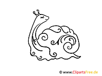 Schnecke Zauberhafte Wandtattoos fürs Kinderzimme