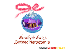 Wesołych Świąt I Szczęśliwego Nowego Roku Powitanie Karta