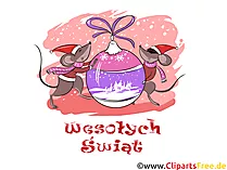 Wesołych Świąt kartka, Boże Narodzeni clipart