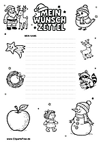 Kostenlose Wunschliste-Vorlage