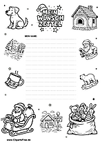 Kostenlose Wunschzettel-Vorlage zum Download als PDF