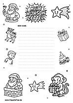 Weihnachtsbrief an den Weihnachtsmann PDF