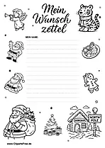 Wunschliste im Winter-Design PDF