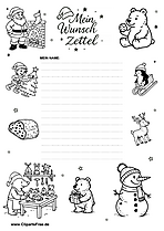 Wunschliste Weihnachten im schönen Look