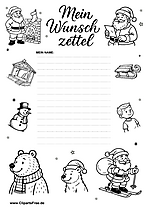 Wunschliste zu Weihnachten