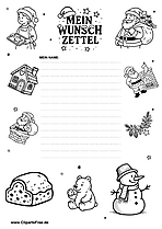 Wunschliste zum Ausdrucken PDF kostenlos