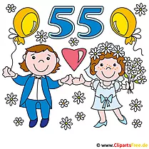 Kostenlose Cliparts zur Juwelenhochzeit