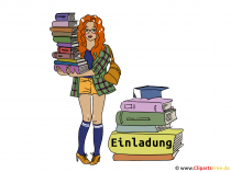 Clipart-Bild Bibliothekarin Clipart-Bild Bibliothekarin