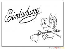 Einladung Muster