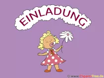 Einladungen selbst machen mit unseren Clipart-Vorlagen