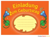 Geburtstagseinladung Ihr Text und unsere Vorlage