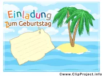 Geburtstagseinladungen Vorlage