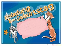 Geburtstagsparty Einladung Vorlagen kostenlos