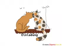 Ideen für Einladungskarten mit unseren Cliparts