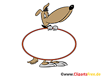 Schild leer zum Beschriften Clipart-Grafik
