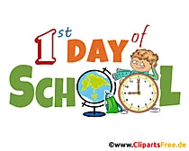1. Schultag Clipart transparent in PNG-Format