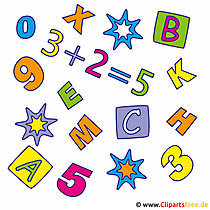 Letters clipart voor school gratis
