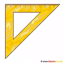 Dreieck Lineal -Bilder für Schule kostenlos