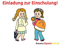 Einladungen zur Schuleinführung