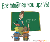 1. Tag in der Schule Bild zum Drucken, Template für Schulunterricht