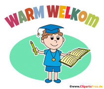 Herzlich Willkommen in der Schule Plakat, Bild, Grafik zum Drucken