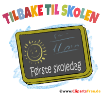 1. Tag in der Schule Clipart, Bild, Comic